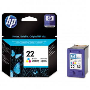 HP originál ink C9352AE, HP 22, color, 138str., 5ml, HP PSC-1410, DeskJet F380, D2300, OJ-4300, 5600, farebná