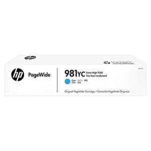 Originálna atramentová kazeta HP (No.981YC/cyan), azurová