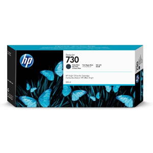 HP originál ink P2V71A, HP 730, matte black, 300ml, HP HP DesignJet T1700 44 printer series, T1700dr 44, matt black