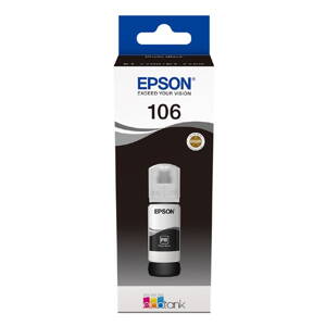 Epson originál ink C13T00R140, 106, photo black, 70ml, Epson EcoTank ET-7700, ET-7750 Express Premium ET-7750, photo black