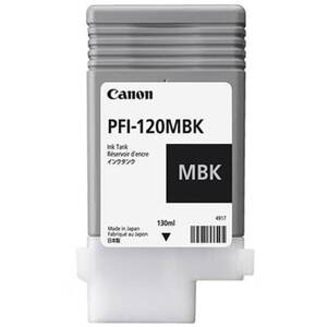 Canon originál ink PFI120MBK, matte black, 130ml, 2884C001, Canon TM-200, 205, 300, 305, matt black