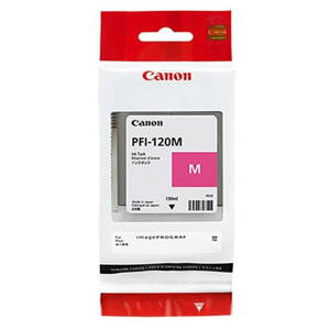Canon originál ink PFI120M, magenta, 130ml, 2887C001, Canon TM-200, 205, 300, 305, purpurová
