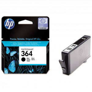 HP originál ink CB316EE, HP 364, black, blister, 250str., HP Photosmart B8550, C5380, D5460, čierna