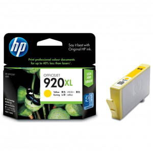 HP originál ink CD974AE, HP 920XL, yellow, 700str., HP Officejet, žltá