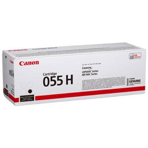 Canon originál toner 055H, black, 7600str., 3020C002, high capacity, Canon MF742Cdw, MF744Cdw, MF746Cx, LBP663Cdw, LBP664Cx, O, čierna