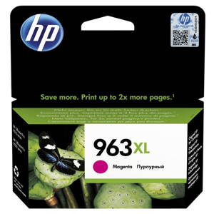 HP originál ink 3JA28AE, HP 963XL, magenta, 1600str., 22.92ml, high capacity, HP Officejet Pro 9012, 9014, 9015, 9016, 9019/P, purpurová