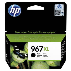 HP originál ink 3JA30AE, HP 963XL, black, 2000str., 48ml, high capacity, HP Officejet Pro 9012, 9014, 9015, 9016, 9019/P, čierna