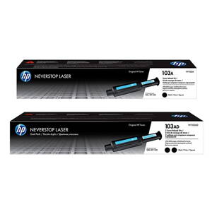 HP originál Neverstop Toner Reload Kit W1103AD, black, 5000 (2x2500)str., HP 103AD, HP Neverstop Laser MFP 1200, Neverstop Laser 1, čierna