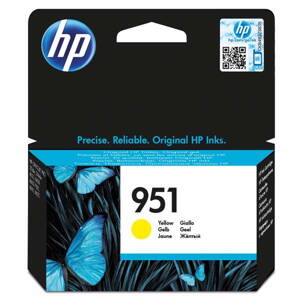 HP originál ink CN052AE, HP 951, yellow, 700str., pre HP Officejet Pro276dw, 8100 ePrinter, žltá
