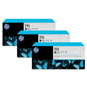 HP originál ink CR250A, matte black, 3x775ml, HP 771, HP 3-Pack, Designjet Z6200, matt black