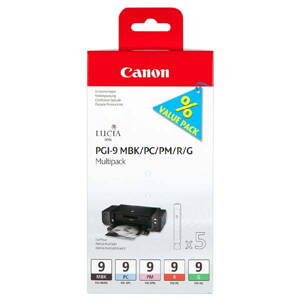 Canon originál ink PGI9, MBK/PC/PM/R/G, 1033B013, Canon iP9500