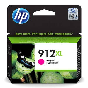 HP originál ink 3YL82AE, HP 912XL, magenta, 825str., high capacity, HP Officejet 8012, 8013, 8014, 8015 OJ Pro 8020, purpurová
