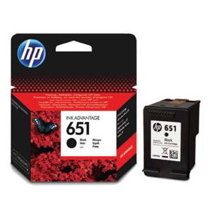 HP originál ink C2P10AE, HP 651, black, 600str., HP DeskJet IA 5645, 5575, Officejet 202, 252 Mobile, čierna