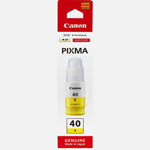Canon originál ink 3402C001, yellow, 7700str., 70ml, GI-40 Y, Canon PIXMA G5040,G6040, žltá
