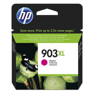 HP originál ink T6M07AE, HP 903XL, magenta, 825str., 9.5ml, high capacity, HP Officejet 6962,Pro 6960,6961,6963,6964,6965,6966, purpurová