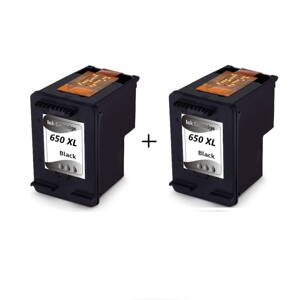 HP renovovaná atramentová náplň CZ101AE#302, no.650XL BK/2x24ml  (DUALPACK BULK), čierna