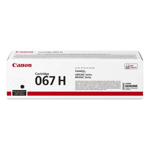 Canon originál toner 067 H BK, black, 3130str., 5106C002, Canon LBP631Cdw, LBP633Cdw, MF651Cw, MF655Cdw, MF657Cdw, O, čierna
