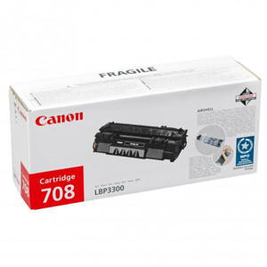 Canon originál toner CRG708H, black, 6000str., 0917B002, high capacity, Canon LBP-3300, O, čierna