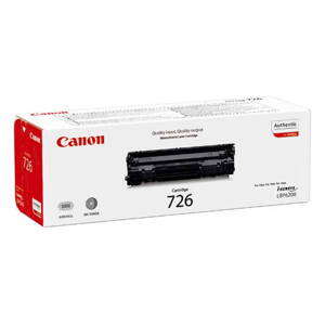 Canon originál toner CRG726, black, 2100str., 3483B002, Canon i-SENSYS LBP-6200d, O, čierna