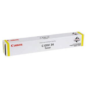 Canon originál toner CEXV34, yellow, 19000str., 3785B002, Canon iR-C2020, 2030, O, žltá
