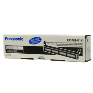 Panasonic originál toner KX-FAT411E, black, 2000str., Panasonic KX-MB2000, 2010, 2025, 2030, 2061, O, čierna