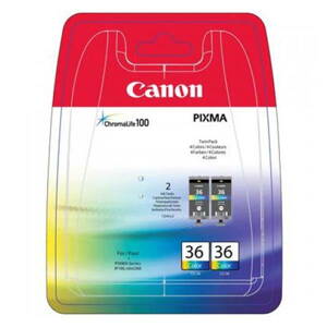 Canon originál ink CLI36 Twin, color, 2*12ml, 1511B018, Canon 2-pack Pixma Mini 260, farebná