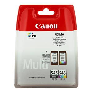 Canon originál ink PG-545/CL-546, black/color, blister s ochranou, 2x180str., 1x8, 1x9ml, 8287B006, Canon 2-pack Pixma MG2450, 255