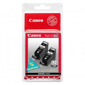 Canon originál ink PGI525PGBK Twin Pack, black, 2x19ml, 4529B010, 4529B006, Canon 2-pack Pixma  MG5150, 5250, 6150, 8150, čierna