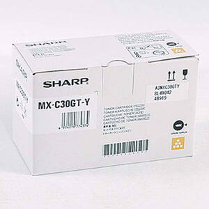 Sharp originál toner MX-C30GTY, yellow, 6000str., Sharp MX-C250FE, C300WE, O