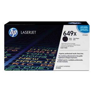 HP originál toner CE260X, black, 17000str., HP 649X, high capacity, HP Color LaserJet CP4525, O, čierna