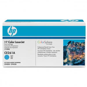 HP originál toner CE261A, cyan, 11000str., HP 648A, HP Color LaserJet CP4025, CP4525, O, azurová