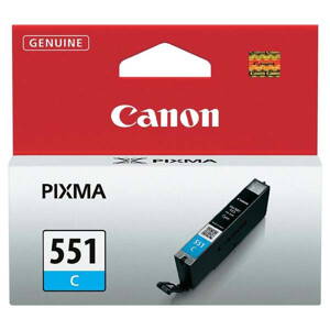 Canon originál ink CLI551C, cyan, 7ml, 6509B001, Canon PIXMA iP7250, MG5450, MG6350, MG7550, azurová
