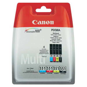 Canon originál ink CLI551, 6509B009, CMYK, blister, Canon PIXMA iP7250, MG5450, MG6350, MG7550