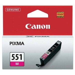 Canon originál ink CLI551M, magenta, 7ml, 6510B001, Canon PIXMA iP7250, MG5450, MG6350, MG7550, purpurová