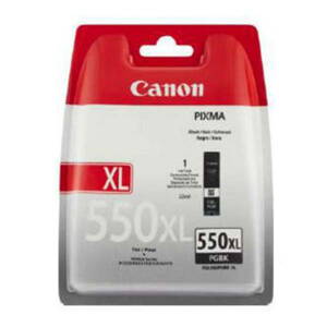 Canon originál ink PGI550BK XL, black, blister, 22ml, 6431B004, high capacity, Canon Pixma 7250, MG5450, MG6350, čierna