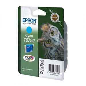 Epson originál ink C13T079240, cyan, 11,1ml, Epson Stylus Photo 1400, azurová