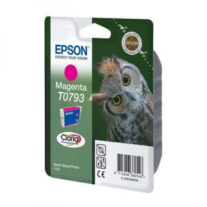 Epson originál ink C13T079340, magenta, 11,1ml, Epson Stylus Photo 1400, purpurová