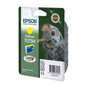 Epson originál ink C13T079440, yellow, 11,1ml, Epson Stylus Photo 1400, žltá