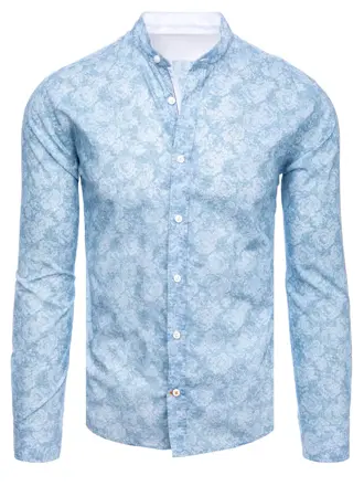 Modrá pánska košeľa,skl.41