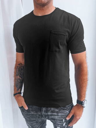 Štýlové čierne pánske tričko