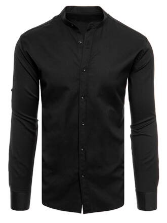 Čierna pánska košeľa Dstreet DX2505