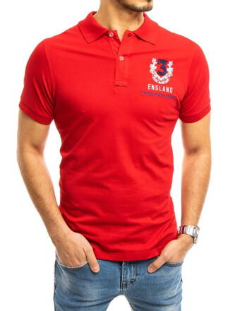 Červené pánske POLO tričko.