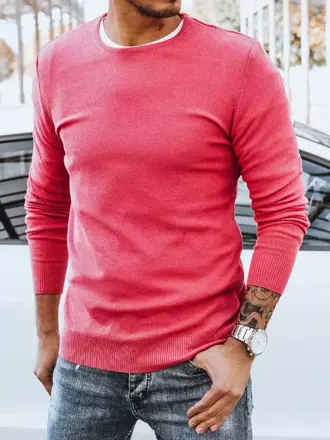 Pánsky sveter ružovej farby