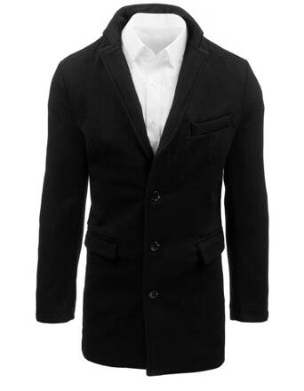 Čierny štýlový kabát pre pánov (cx0380) skl.8