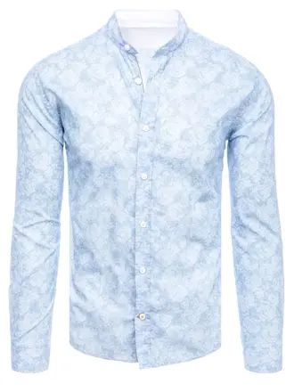Modrá elegantná pánska košeľa