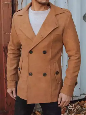 Štýlový pánsky kabát.