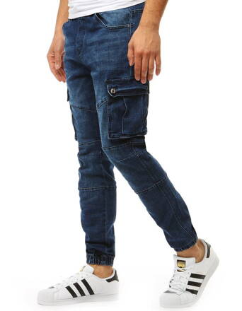 Pánske jogger nohavice - denim look (ux1892) skl.3