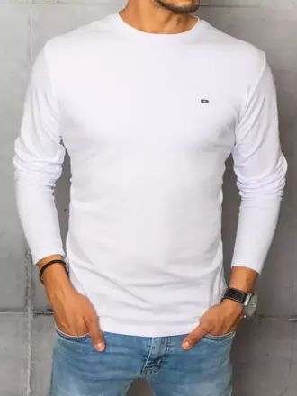 Pánske biele tričko bez potlače.
