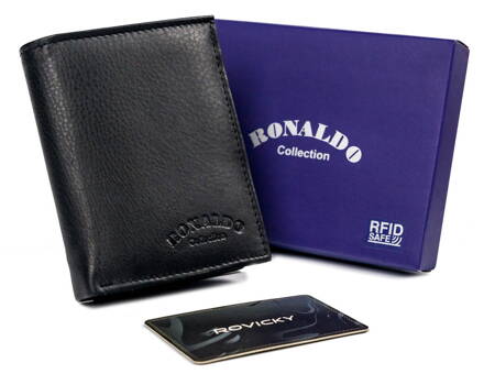 Pánska kožená peňaženka s vreckom na karty - Ronaldo