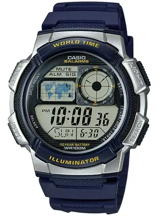 Pánske hodinky CASIO AE-1000W 2AV (zd073e) - WORLD TIME